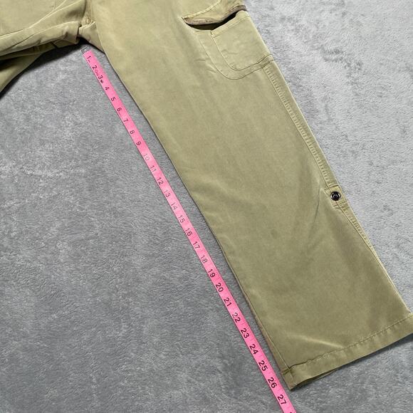 Sandro Pants Womens 10 Tan Cargo Convertible Length Gorpcore Classic Utility - Picture 14 of 15